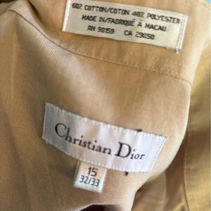 Christian Doir shirt and tie